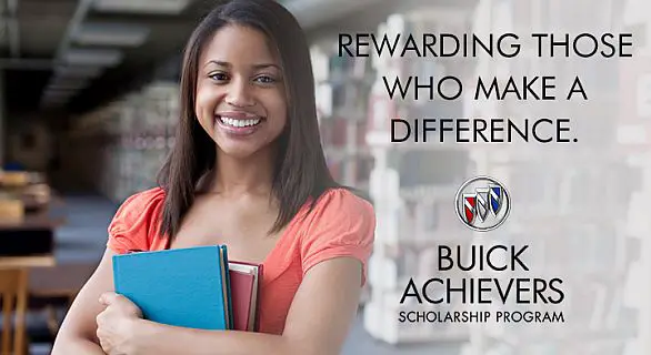 Buick Achievers Scholarship Program general motors college scholarships