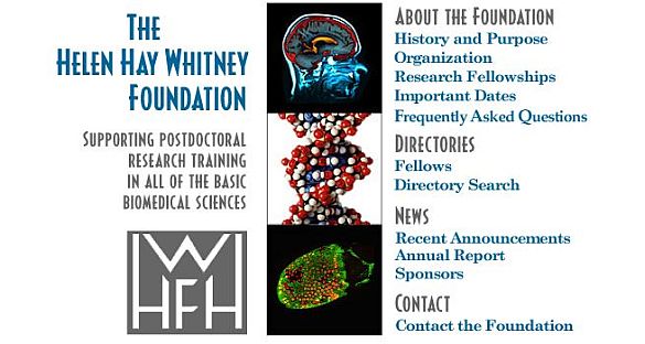 HHWF Postdoctoral Research Training Fellowship