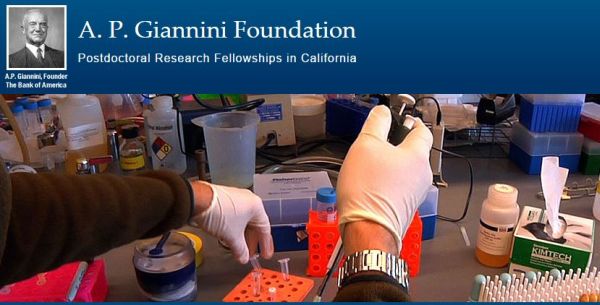 A.P. Giannini Foundation Postdoctoral Research Fellowship Giannini Fellowship
