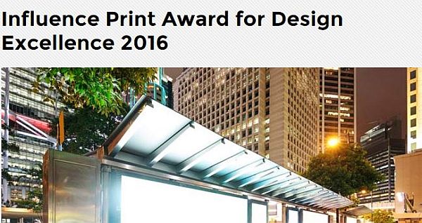 Influence Print Award for Design Excellence 2016
