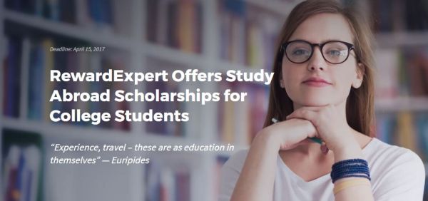 The RewardExpert Study Abroad Scholarship