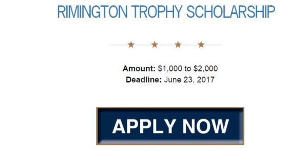BEF Rimington Trophy Scholarship