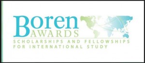 Prestigious Boren Scholarship