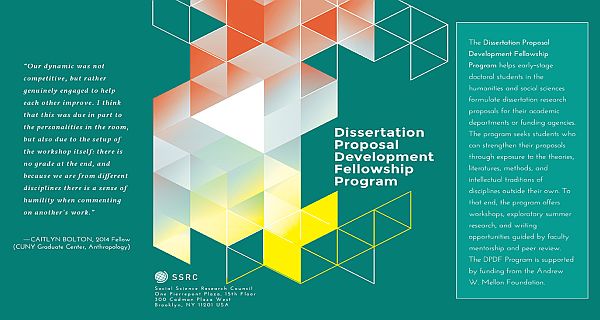 SSRC Dissertation Proposal Development Fellowship