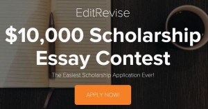 EditRevise $10,000 Scholarship Essay Contest