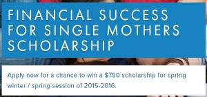 Financial Success for Single Mothers Scholarship