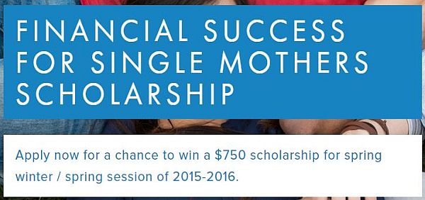 Financial Success for Single Mothers Scholarship