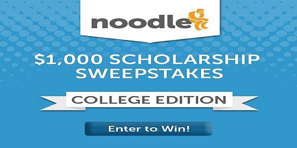 Noodle College Student Scholarship Sweepstakes
