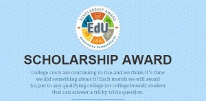 CompareCards Scholarship Award