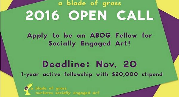 ABOG Fellowship for Socially Engaged Art