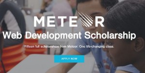 The Meteor Web Development Scholarship Program