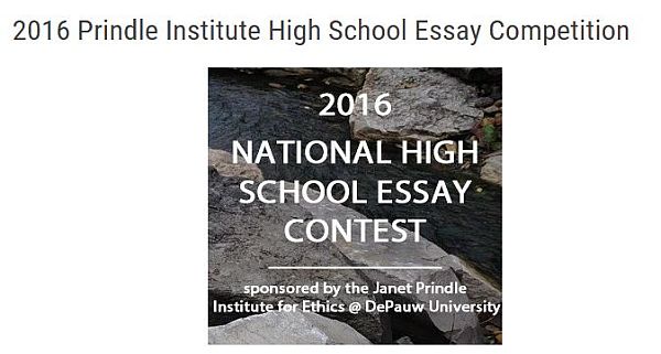 Prindle Institute High School Essay Competition