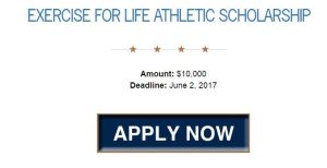 BEF Exercise for Life Athletic Scholarship
