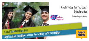 Apply Today for Top Local Scholarships
