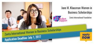 Jane M. Klausman Women in Business Scholarships