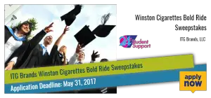 Winston Cigarettes Bold Ride Sweepstakes