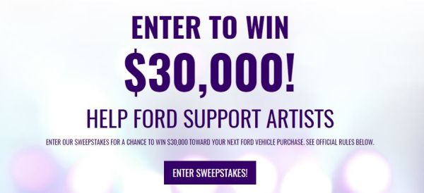 BYG Ford Sweepstakes