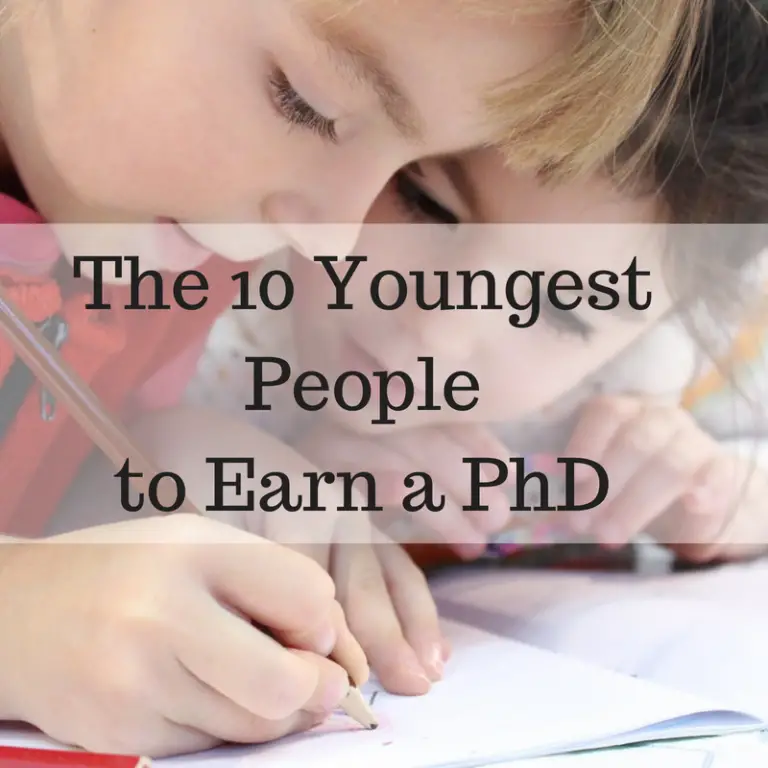 youngest person to complete a phd